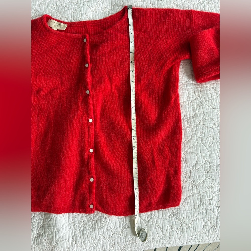 Sezane Gaspard Red Cardigan - Picture 7 of 8